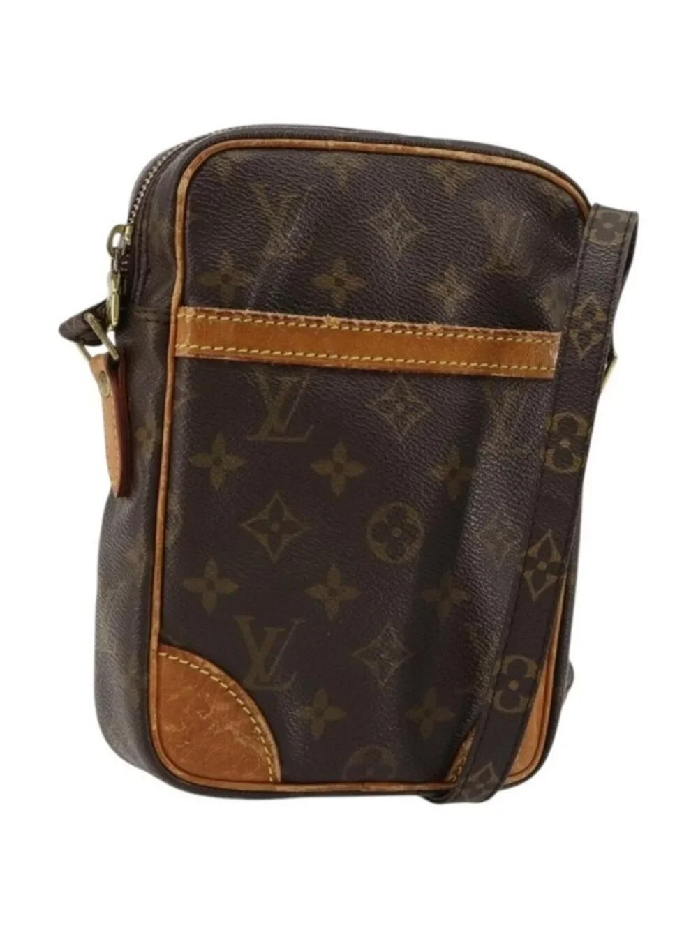 Authentic LOUIS VUITTON Monogram Danube Shoulder Bag M45266 LV